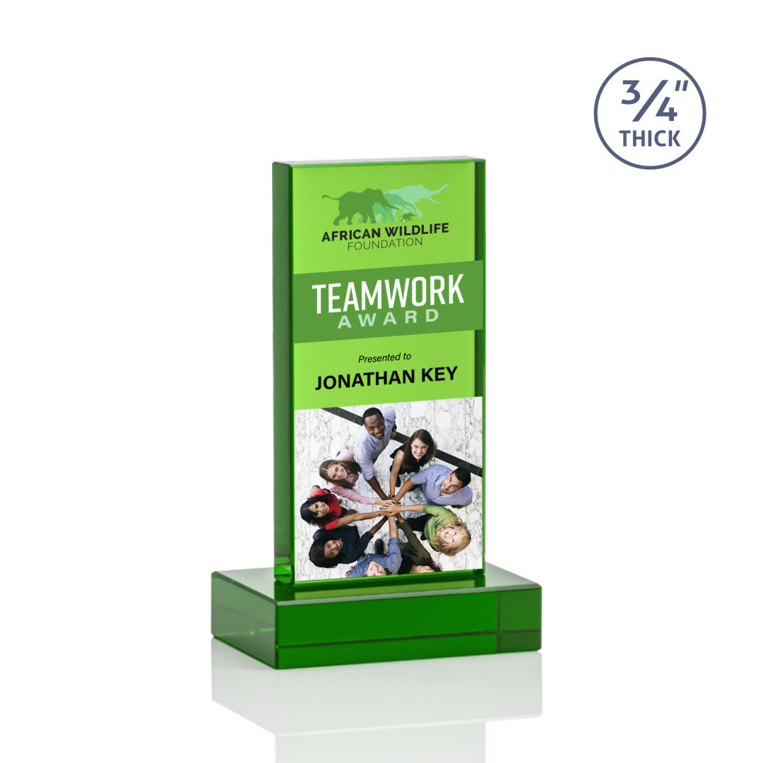 Hathaway VividPrint™ Award - Green 9