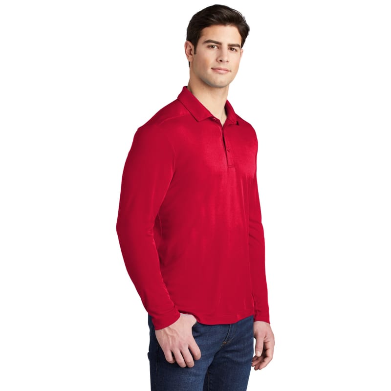 Sport-Tek Posi-UV Pro Long Sleeve Polo. 5
