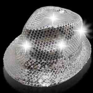 Sequin LED Fedoras 6