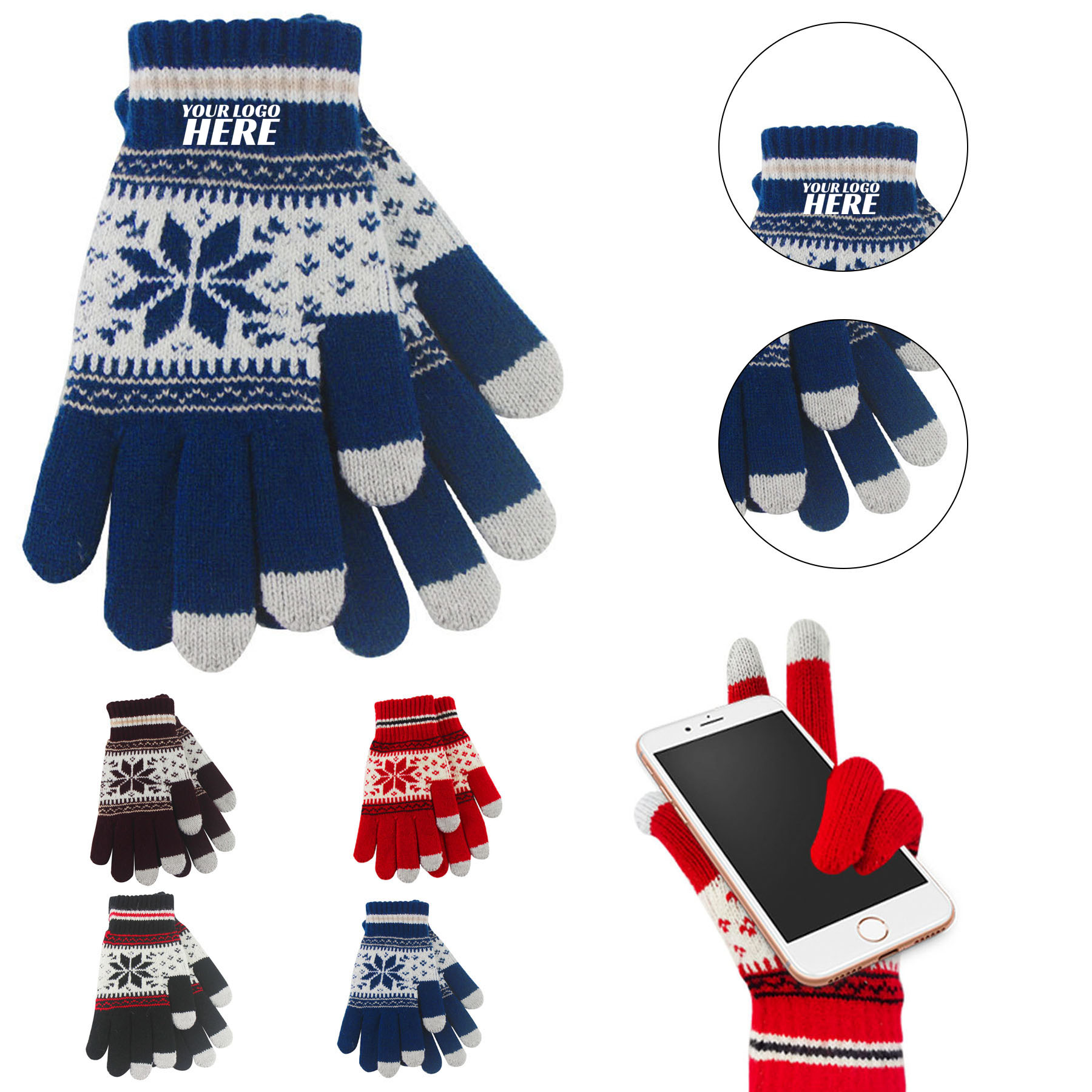 Unisex Touch Screen Winter Gloves 2