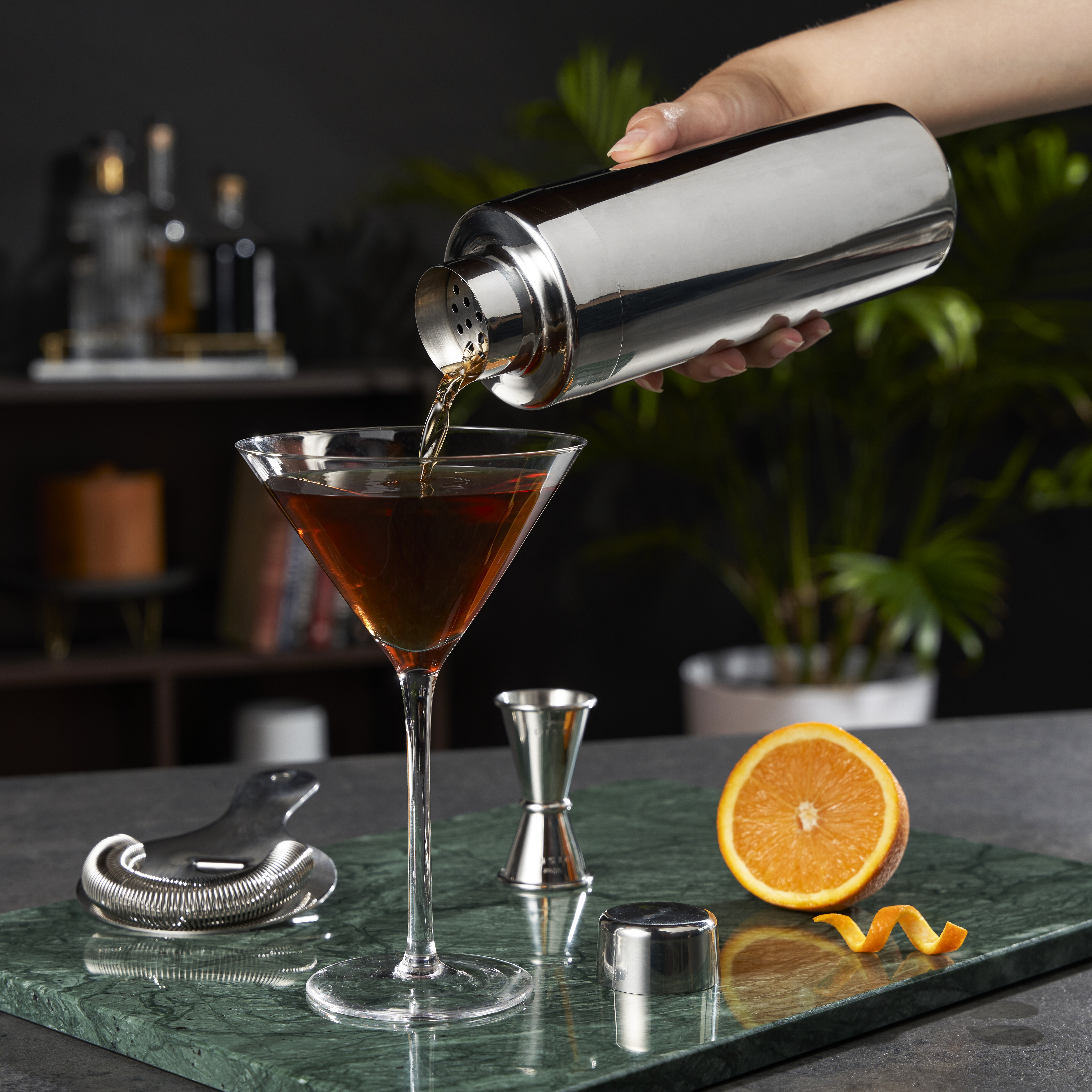 Viski® Element Stainless Cocktail Shaker 8