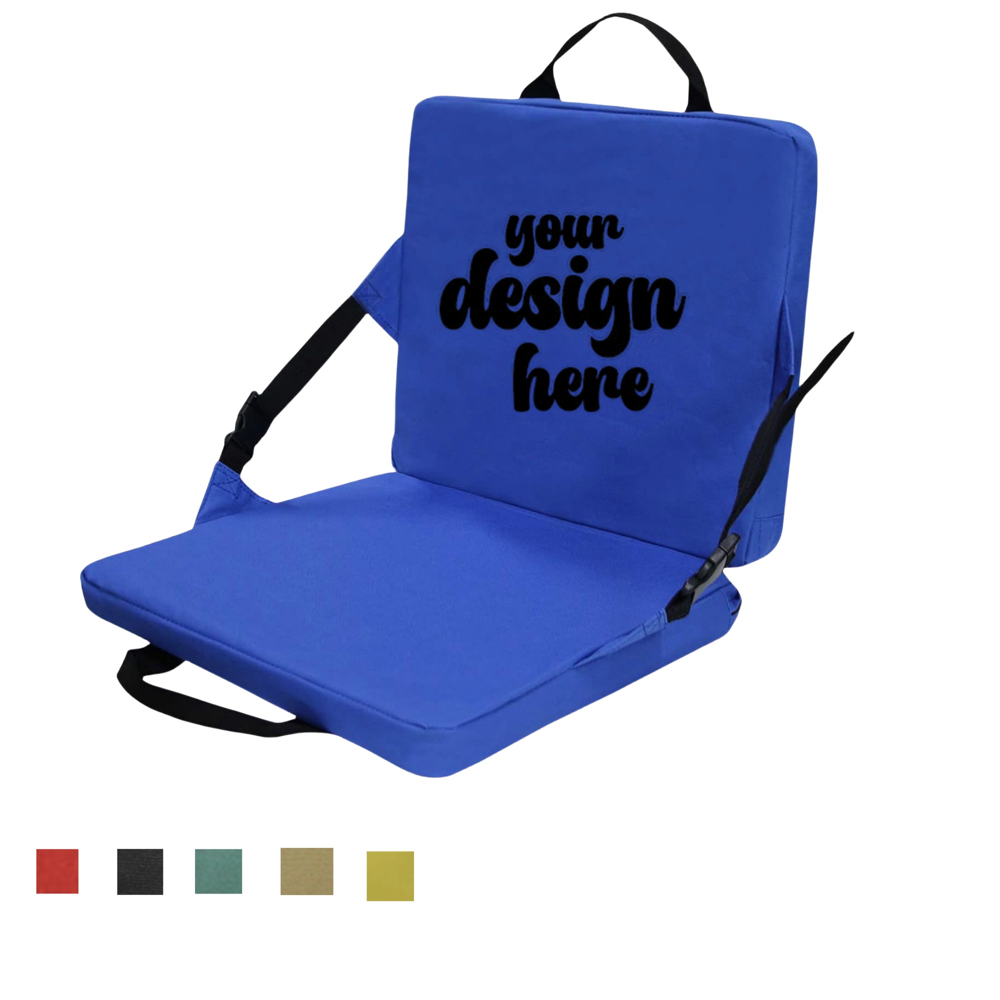 Backrest Waterproof Nylon Bleacher Cushion 5