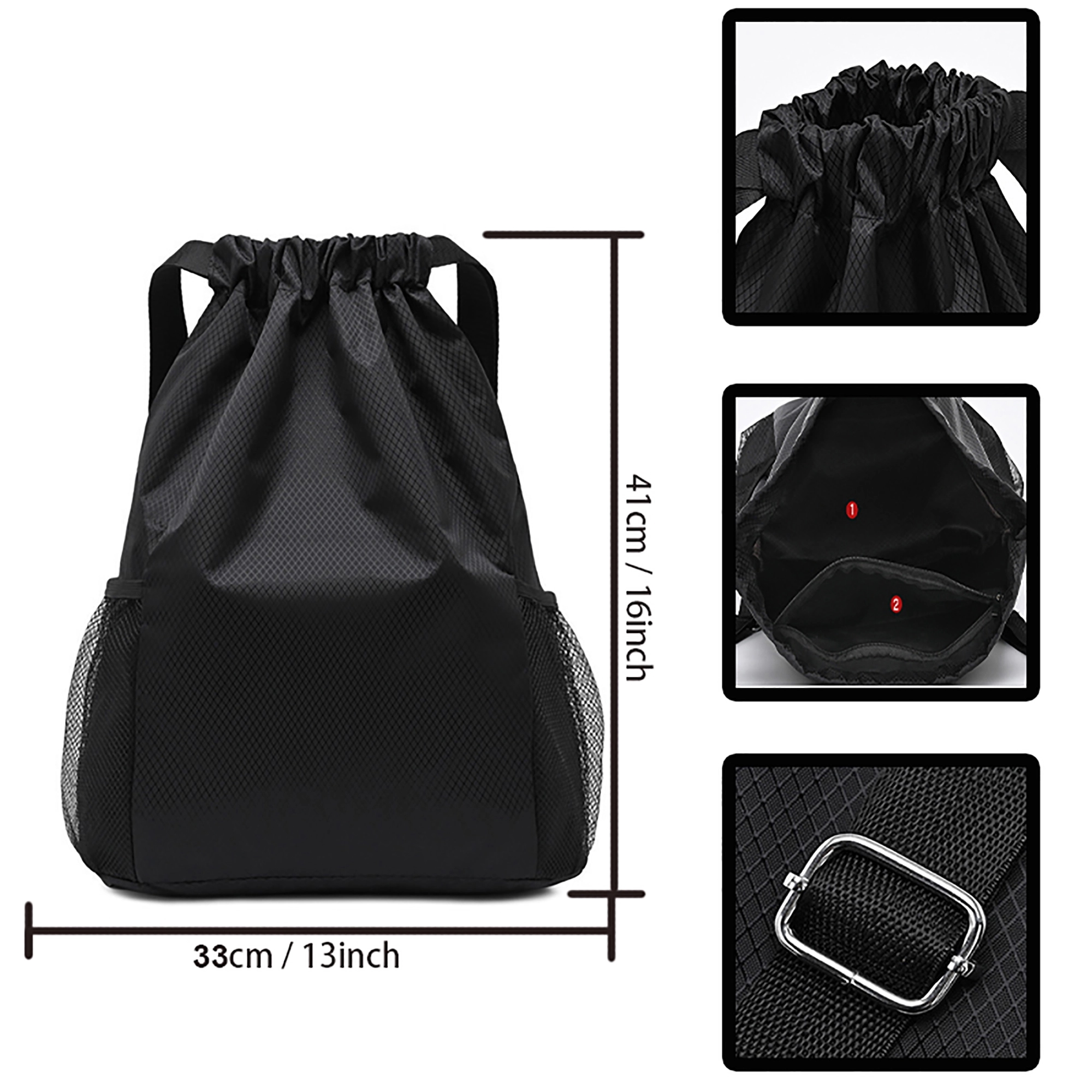 Upgraded Drawstring Backpack 2
