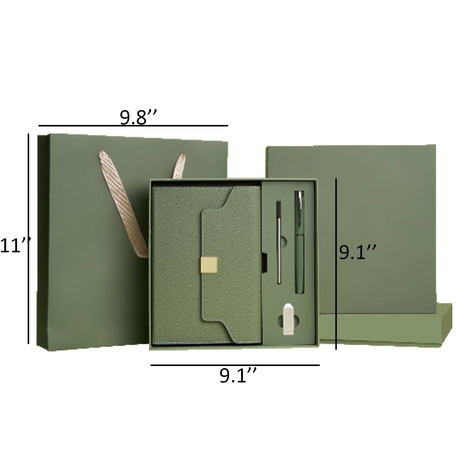 PU Notebook Set With Pen and U disk 4
