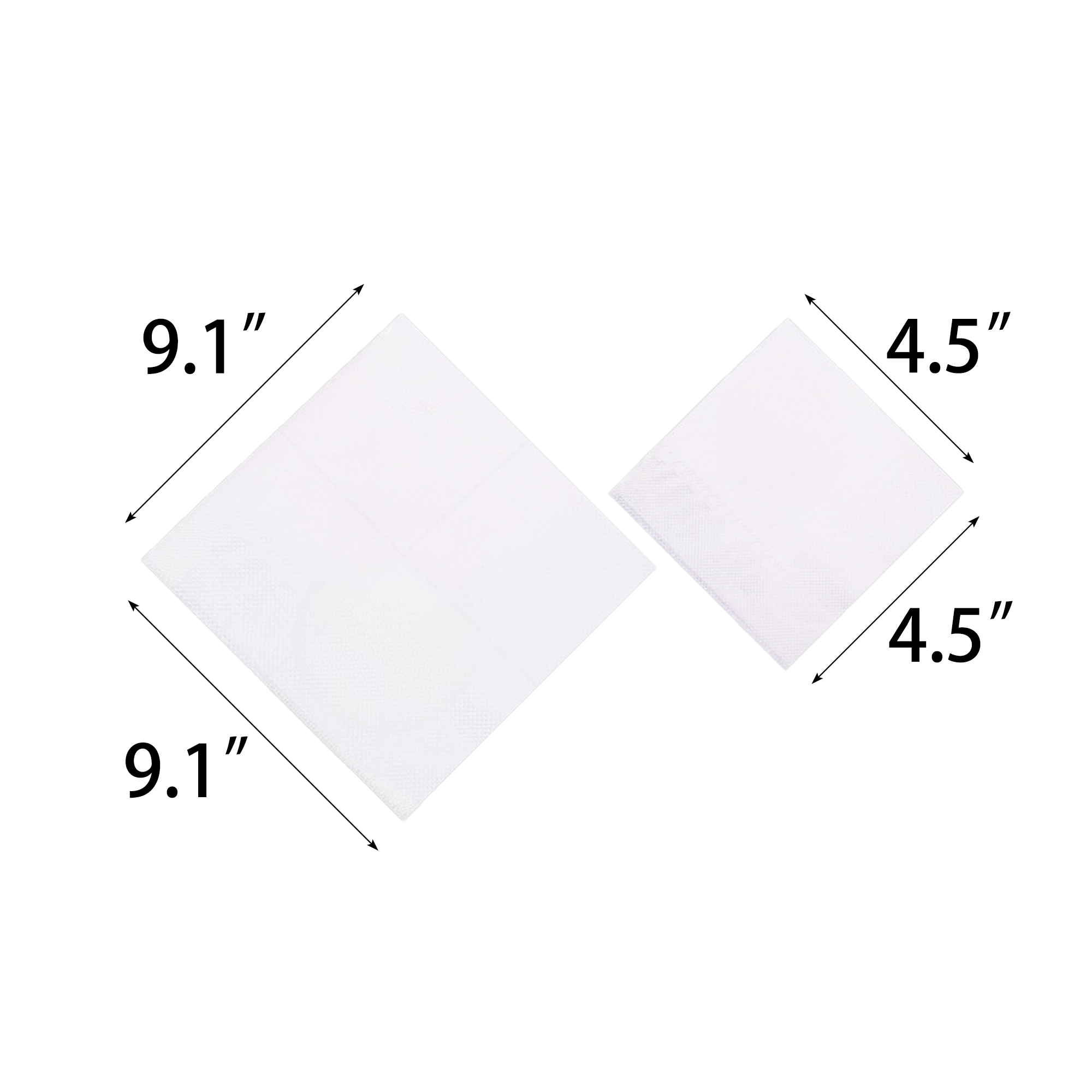 White 2-Ply Beverage Napkin 1
