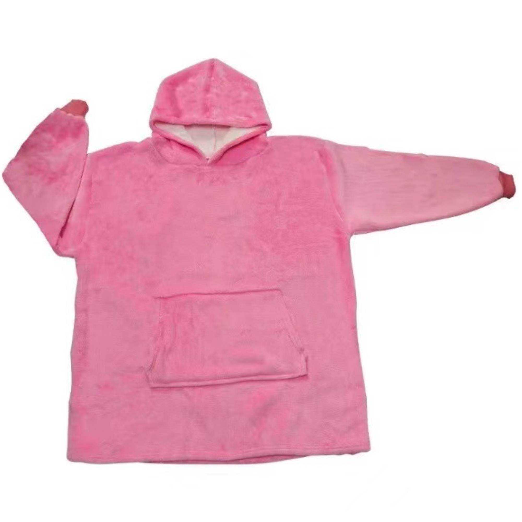 Luxury Sherpa Fleece Oversized Wearable Blanket Hoodie, custom hoodie or sweatshirt with logo imprint 2