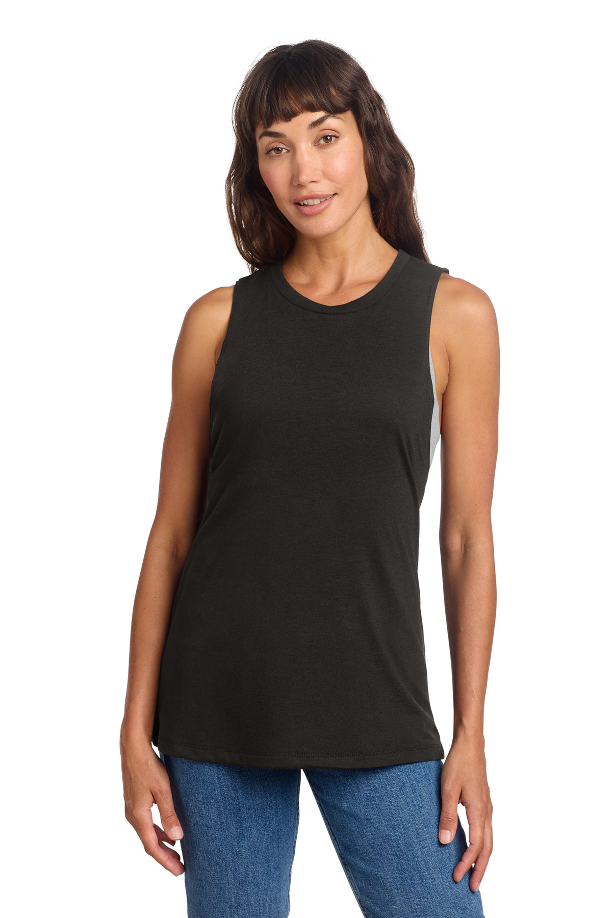 District Women's Perfect Tri Muscle Tank DT153 102