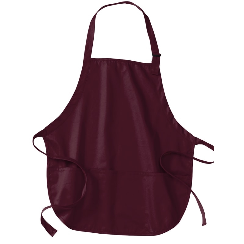 Port Authority Medium-Length Apron With Pouch Pockets. 15