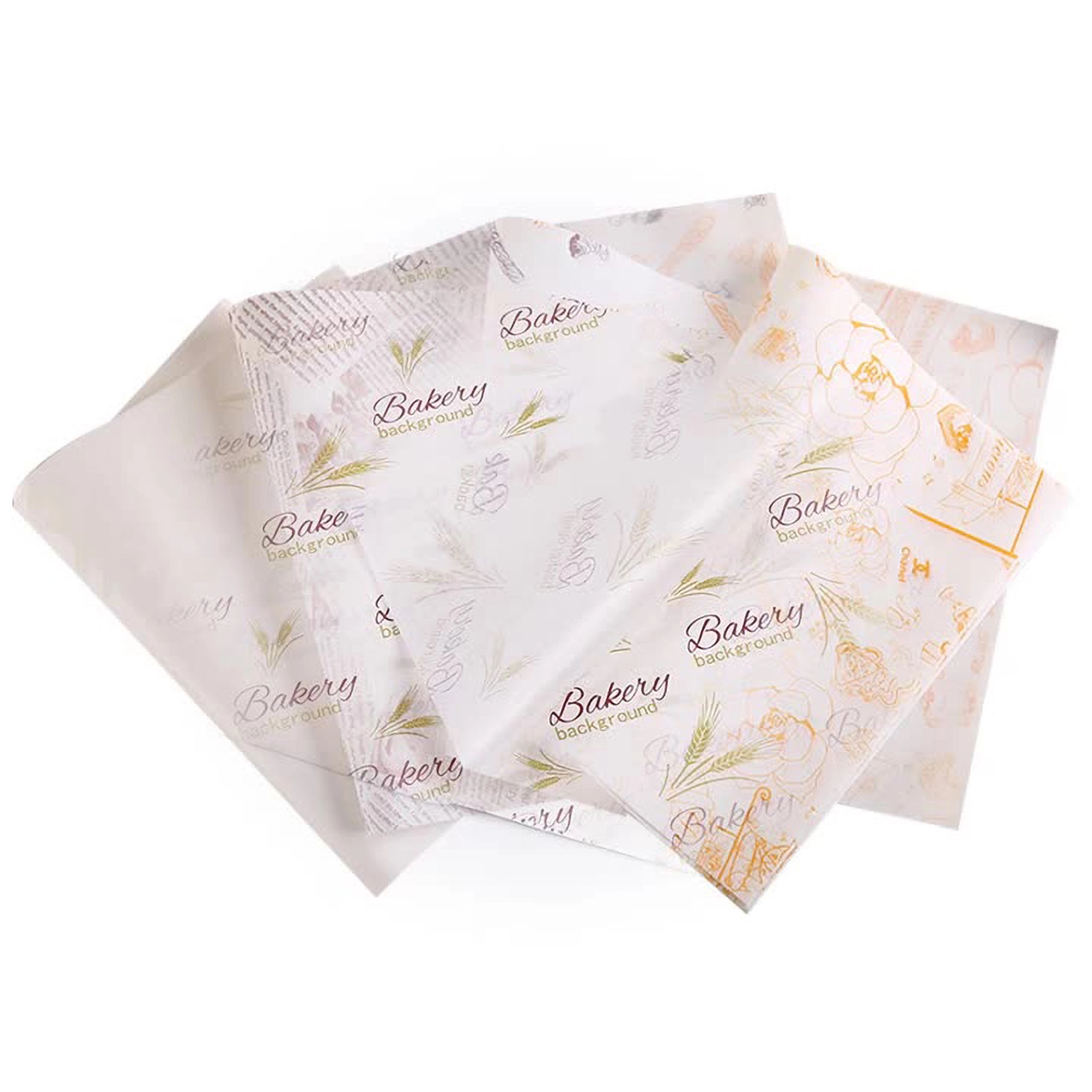 Custom Food Wrapping Liner Paper For Hamburger Sandwich 6