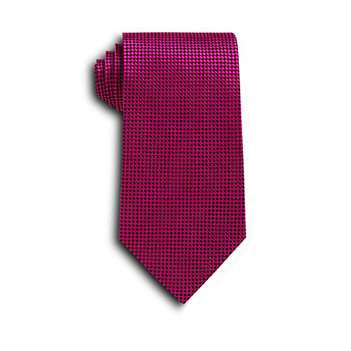 Pink Carlton Silk Tie 2