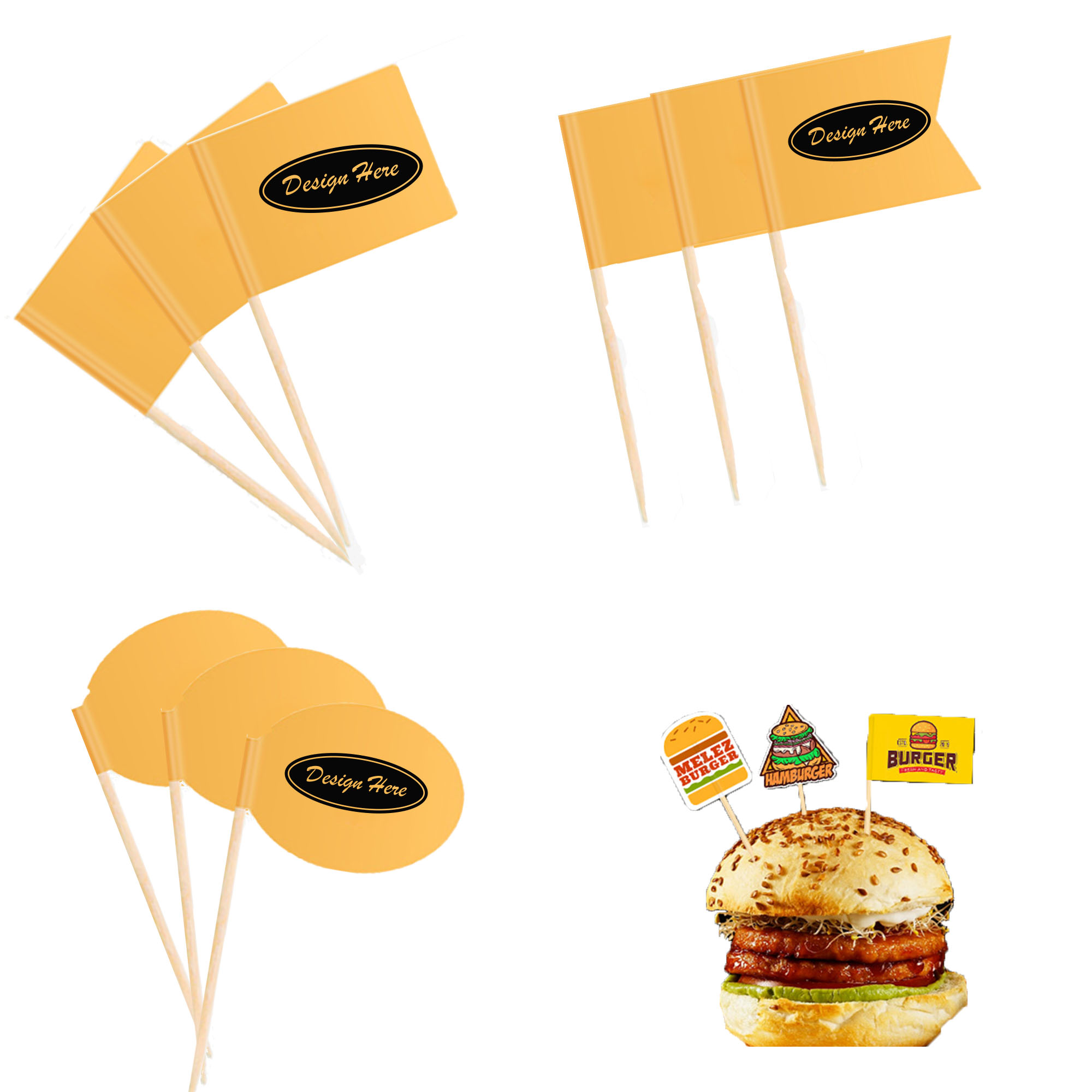 Full Color Custom Toothpick Flag 1
