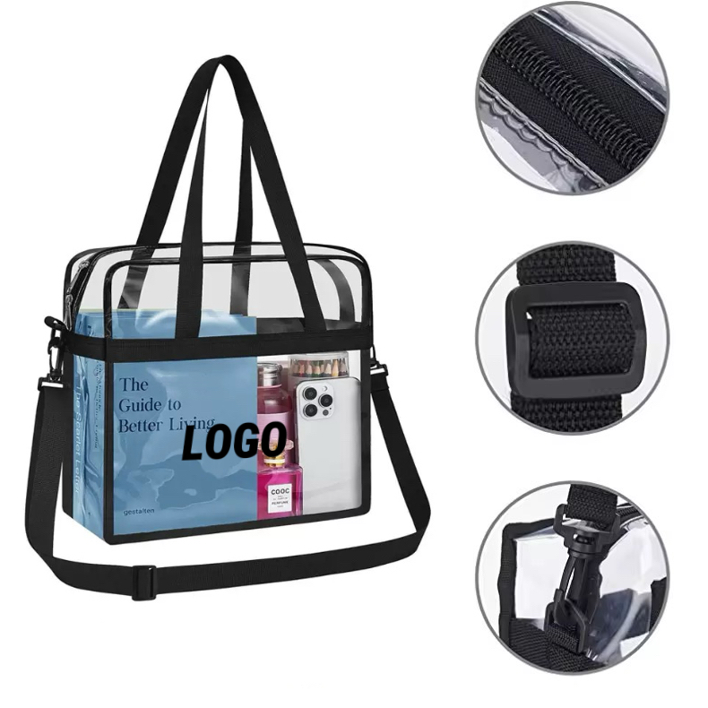 MOQ 10 pcs Large Clear Tote Bag 4