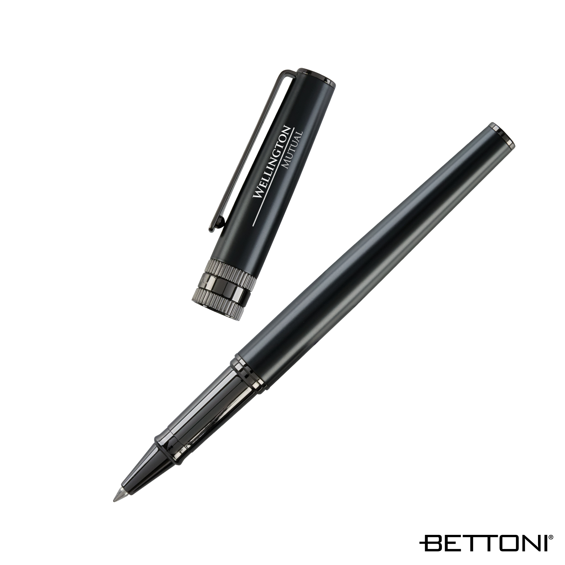 Bettoni® Massimo Brass Cap-Off Rollerball Pen 4