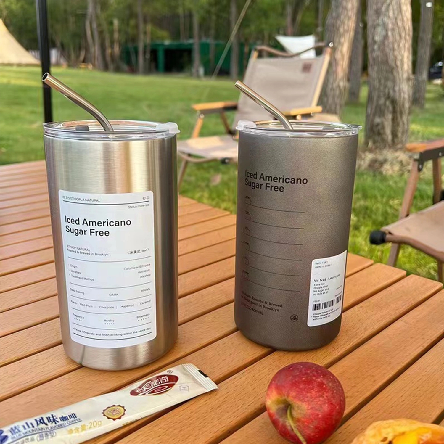 Stainless Steel Double Layer Keeps Cold Insulation Cup 8