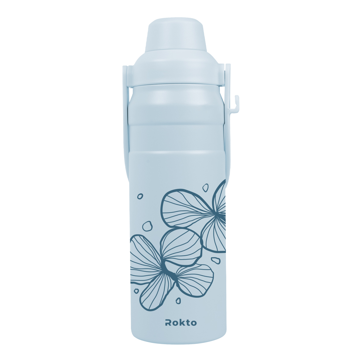 24 Oz. Summit Sip Recycled Stainless Steel Bottle With Easy Carry Handle 6