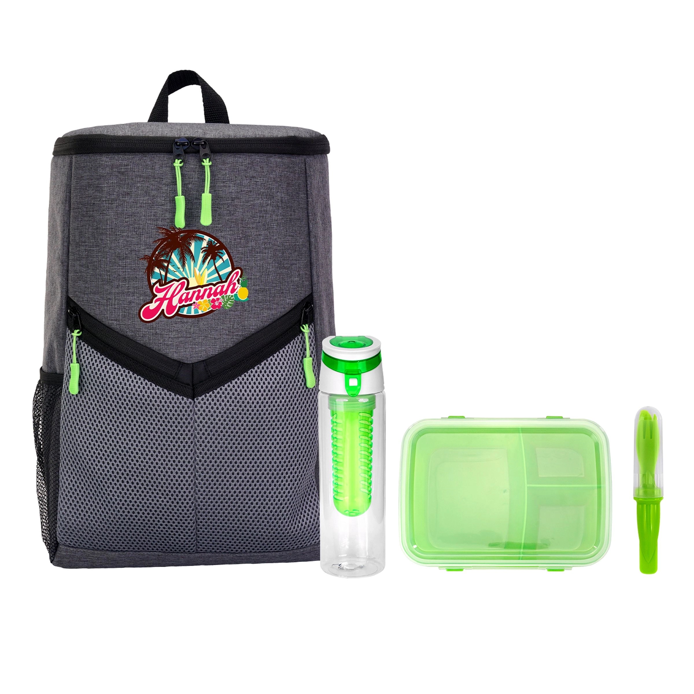 Victory Lunch & Drink To Go Backpack Set 9