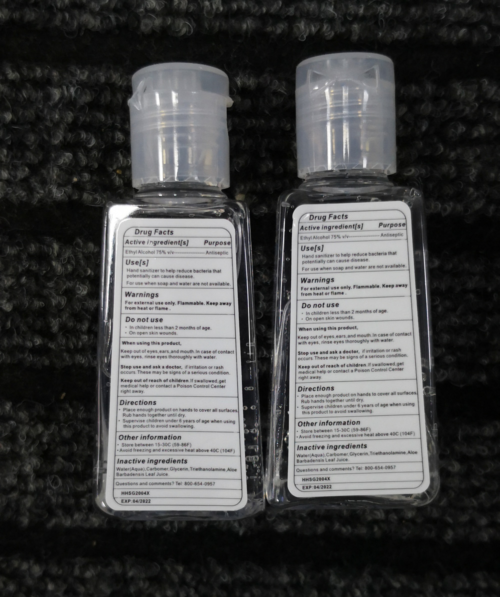 Hand Sanitizer Gel 1 oz (30ml) 2