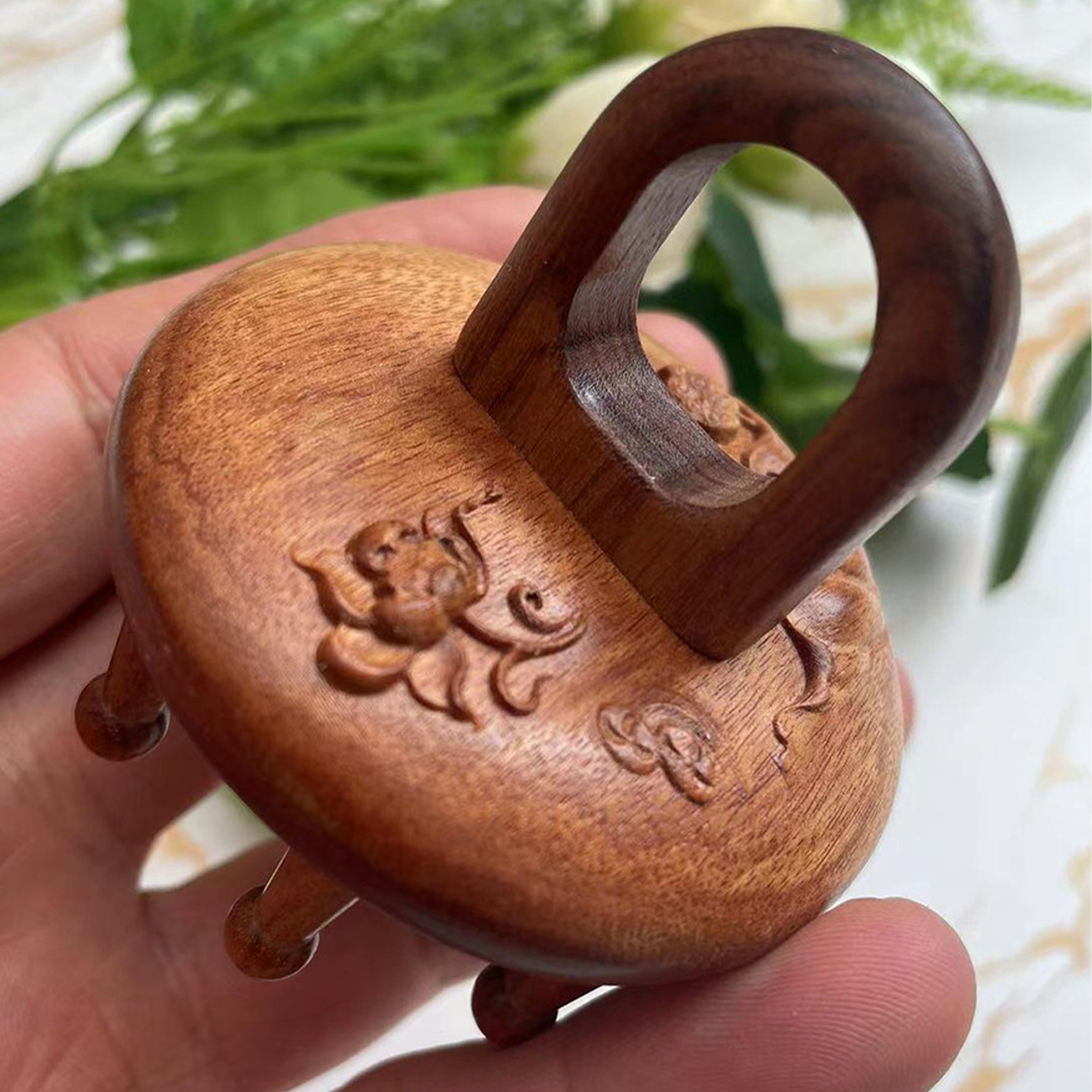 Wooden Mushroom Shape Massager Gua Sha Scraping Comb 2