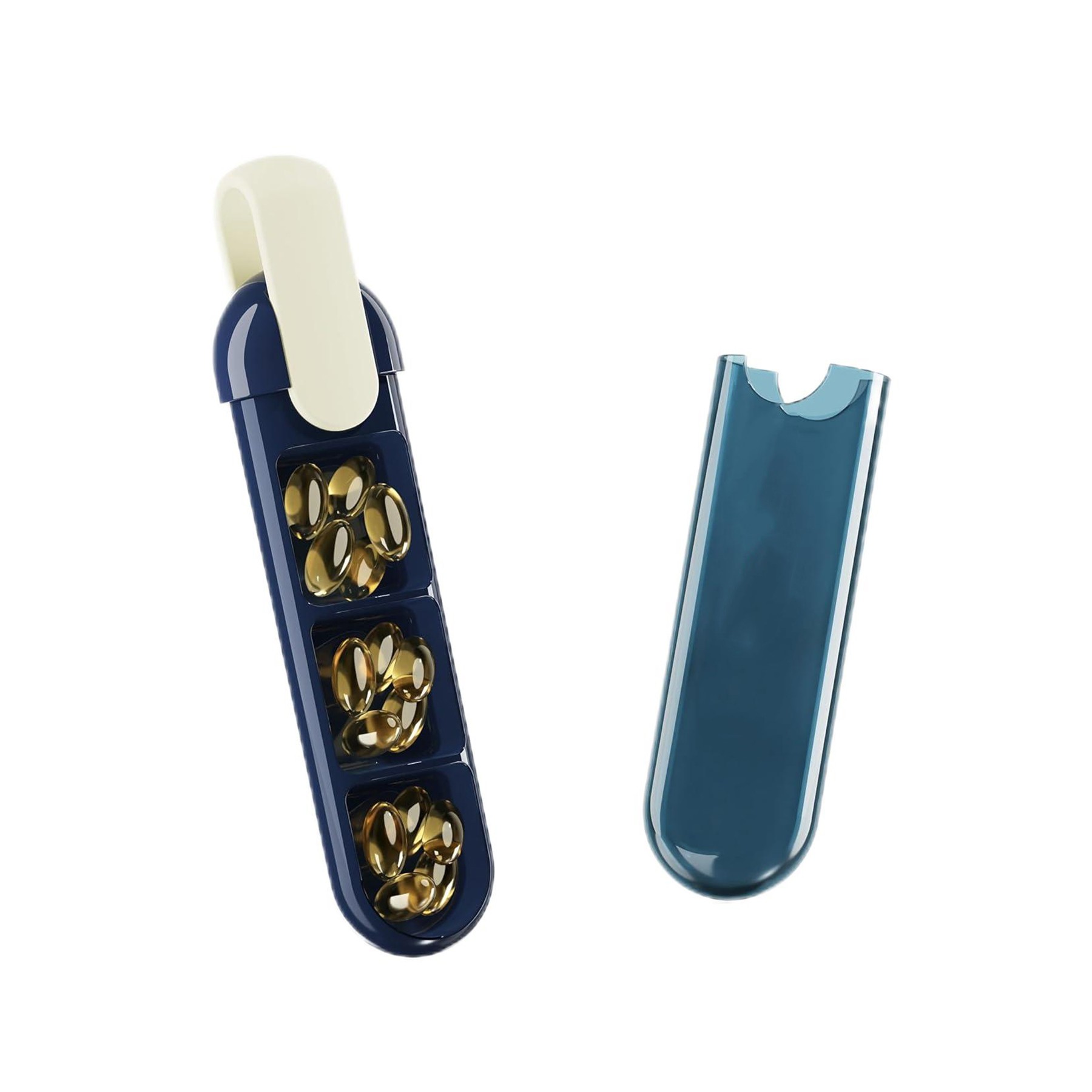 Compact Travel Pill Organizer 1