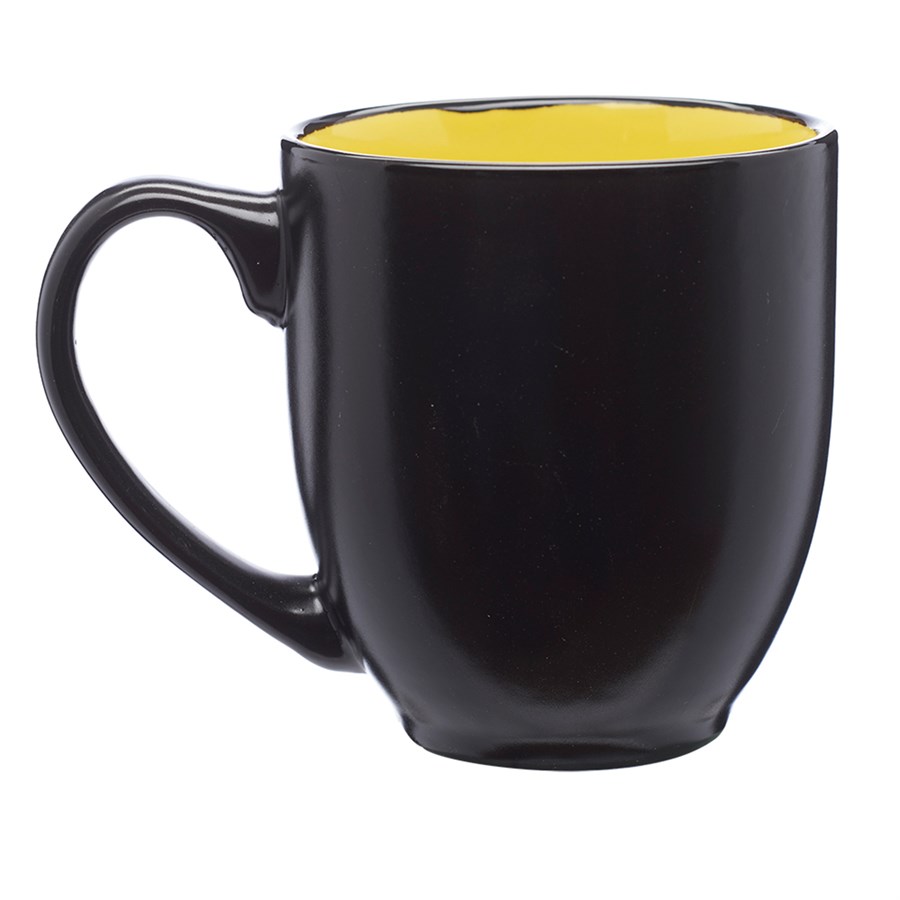 Two-Tone Bistro Style Ceramic Mug, 16 oz. 24