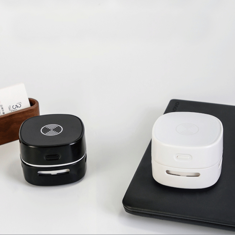 Mini Desktop Vacuum Cleaner with Wireless Charger 3