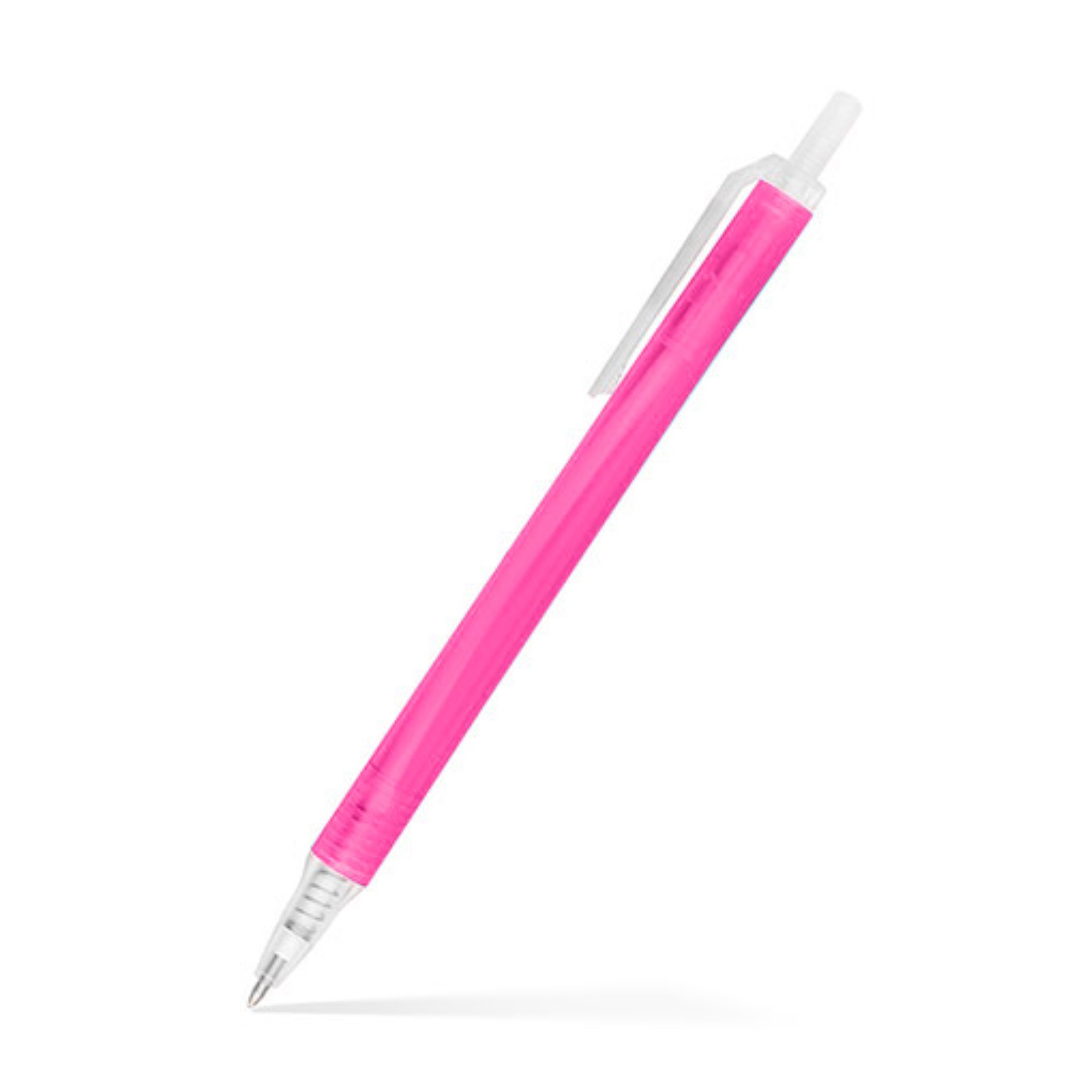 Amber Frosted Translucent Stick Click Pen 31