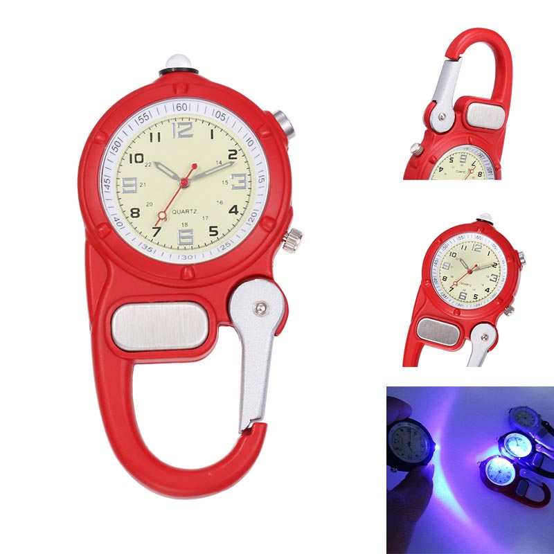Mini Clip Microlight Watch With Carabiner 3