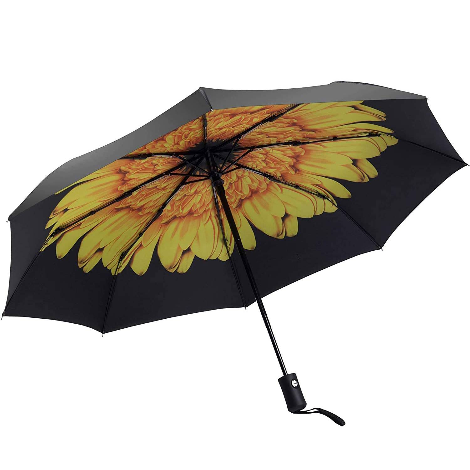 Compact Auto Windproof Travel Umbrella 8