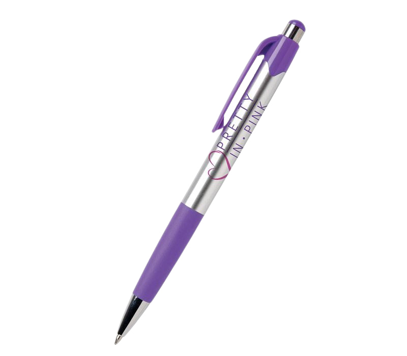 Silver Tone Grip Pen - Domestic 3