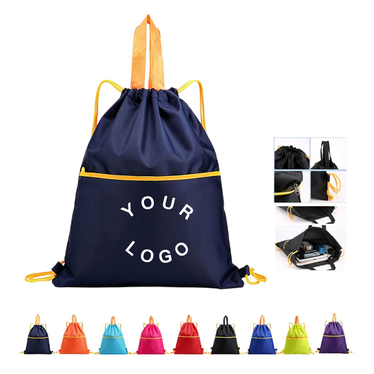 Durable Gym Bag with Drawstring Closure 9