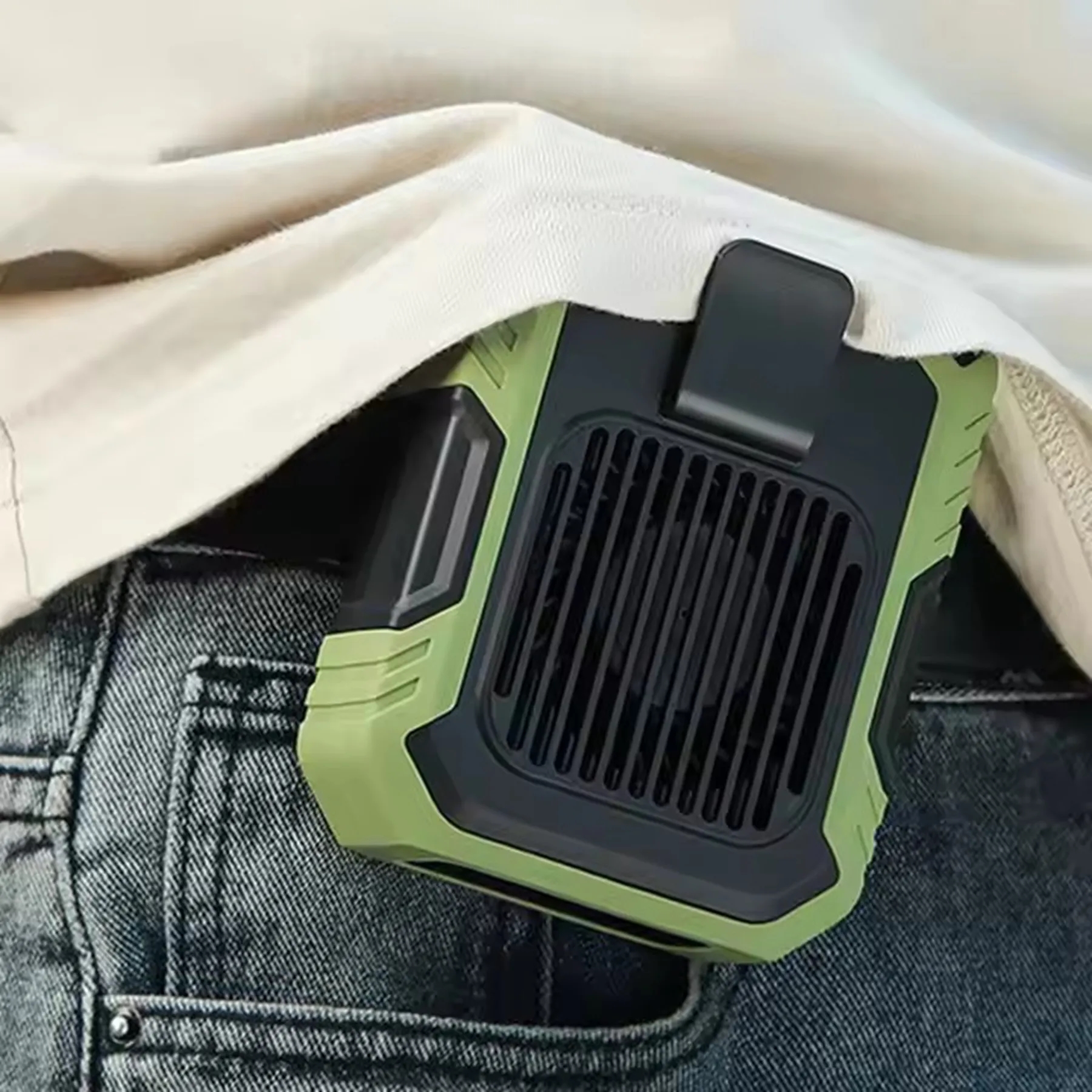 4000 mAh Rechargeable Waist Clip Fan 14