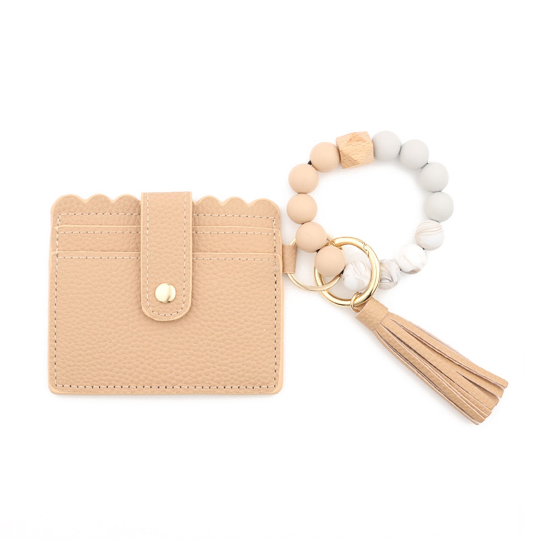 Women's Wristlets Key Ring With Wallet 6