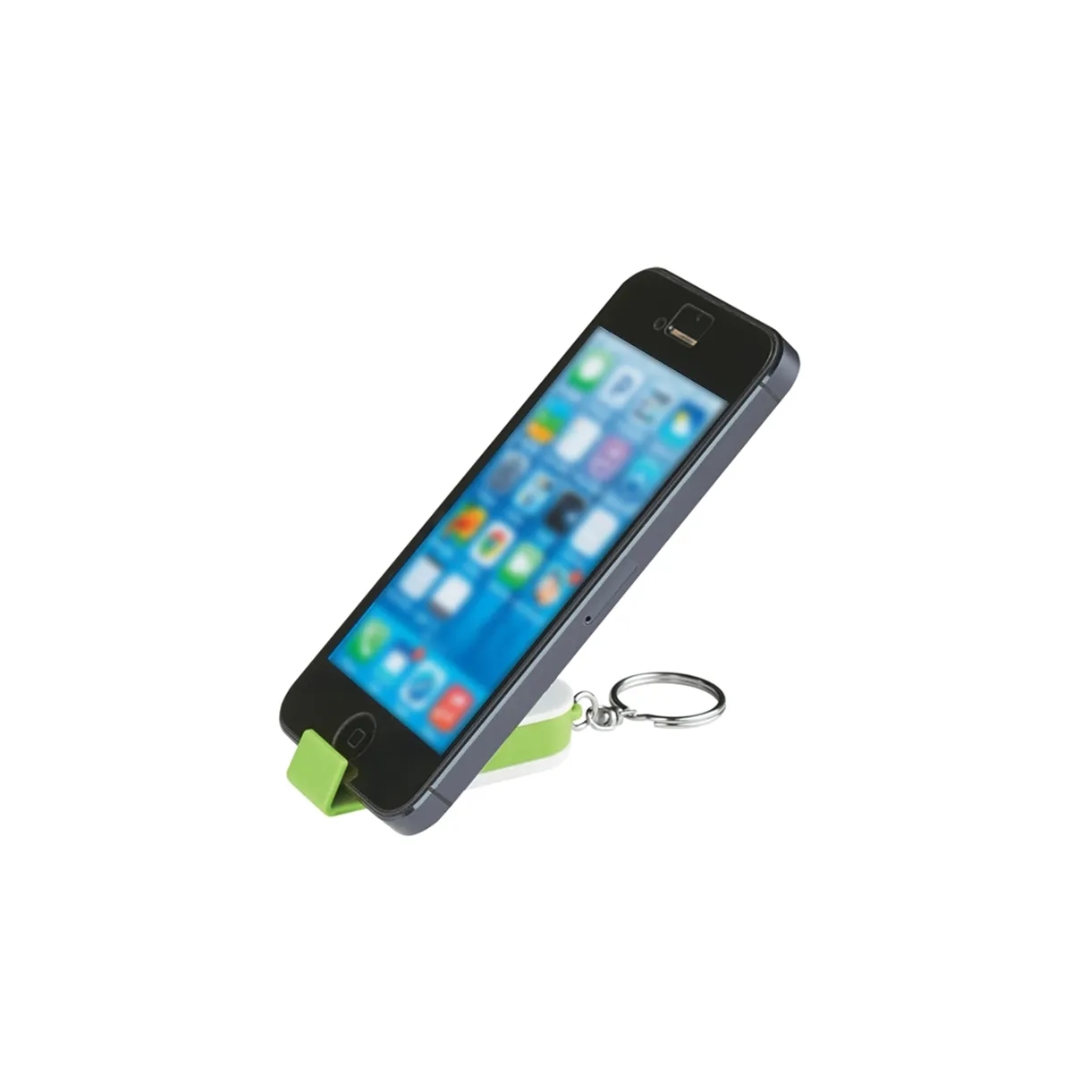 2-in-1 Phone Holder And Screen Cleaner Combo Keychain 4