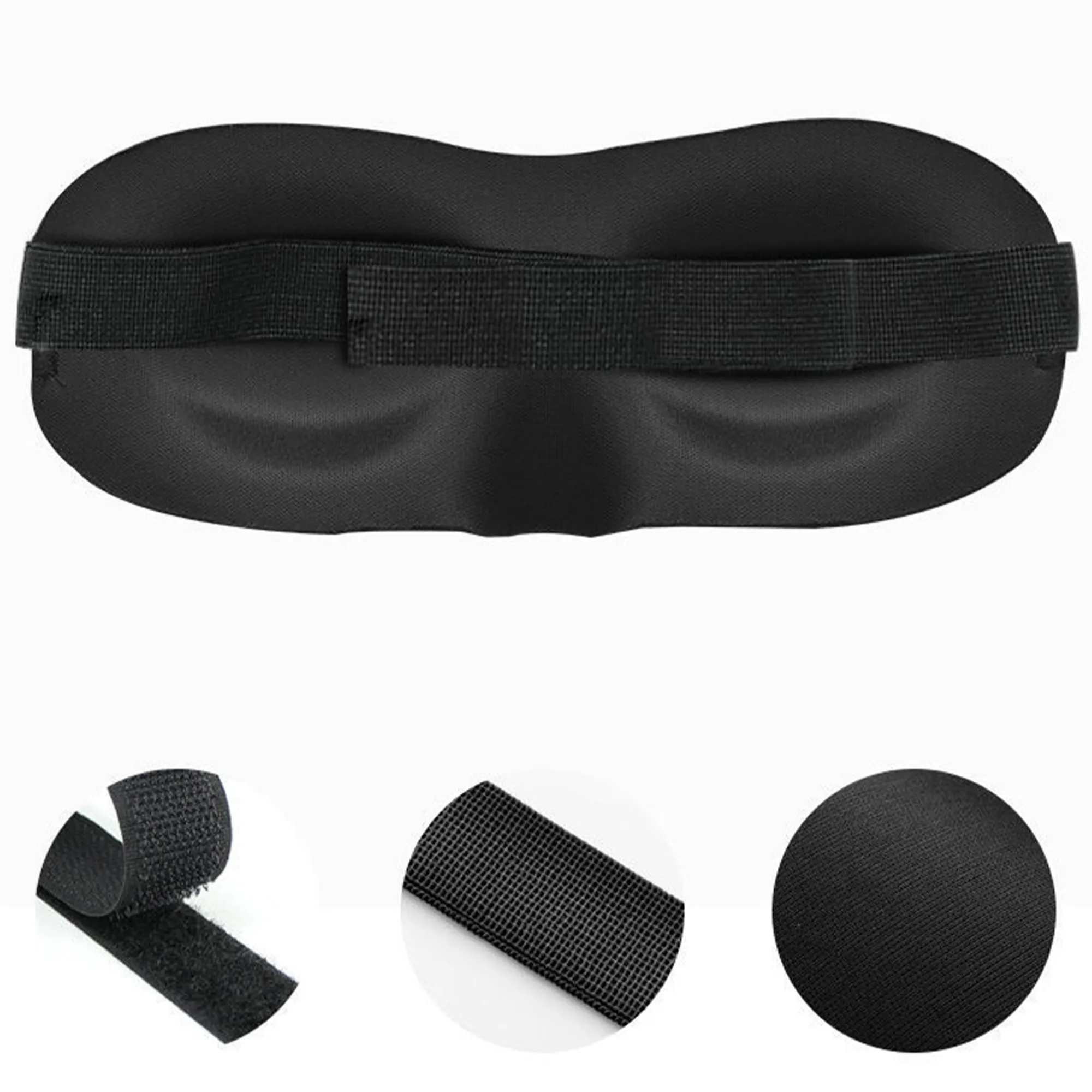 Full color Contoured Cup Sleeping Mask For Travel 2