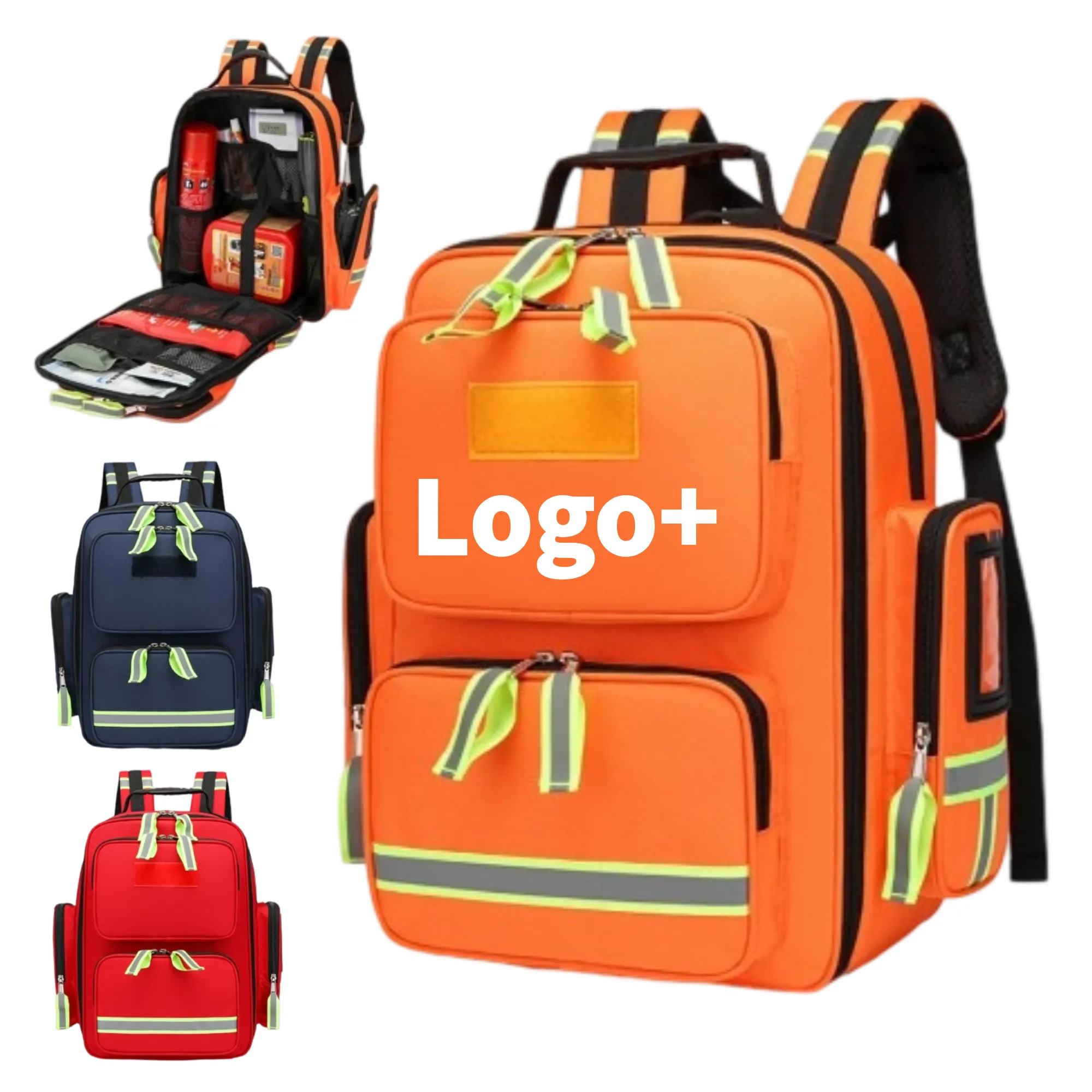 Medical Backpack with Reflective Strip for Emergencies