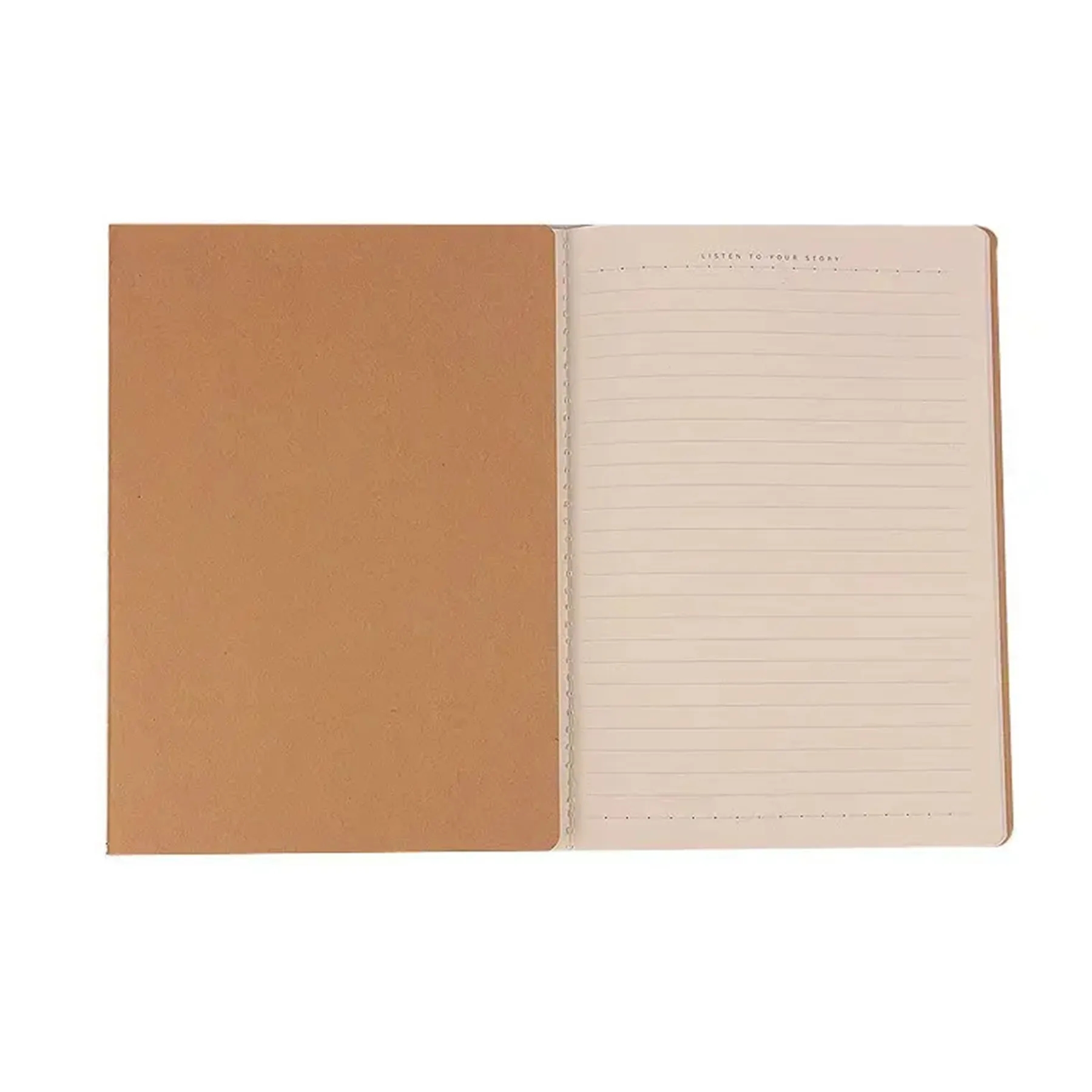 Kraft Paper Notebook Ruled Line Book 3