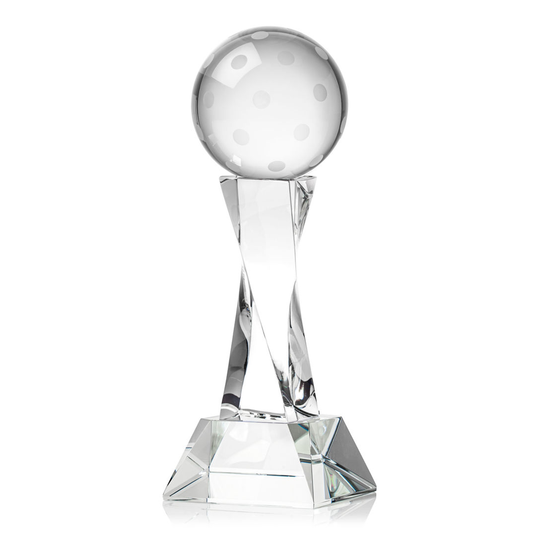 Pickleball Award on Langport Base - Clear 2