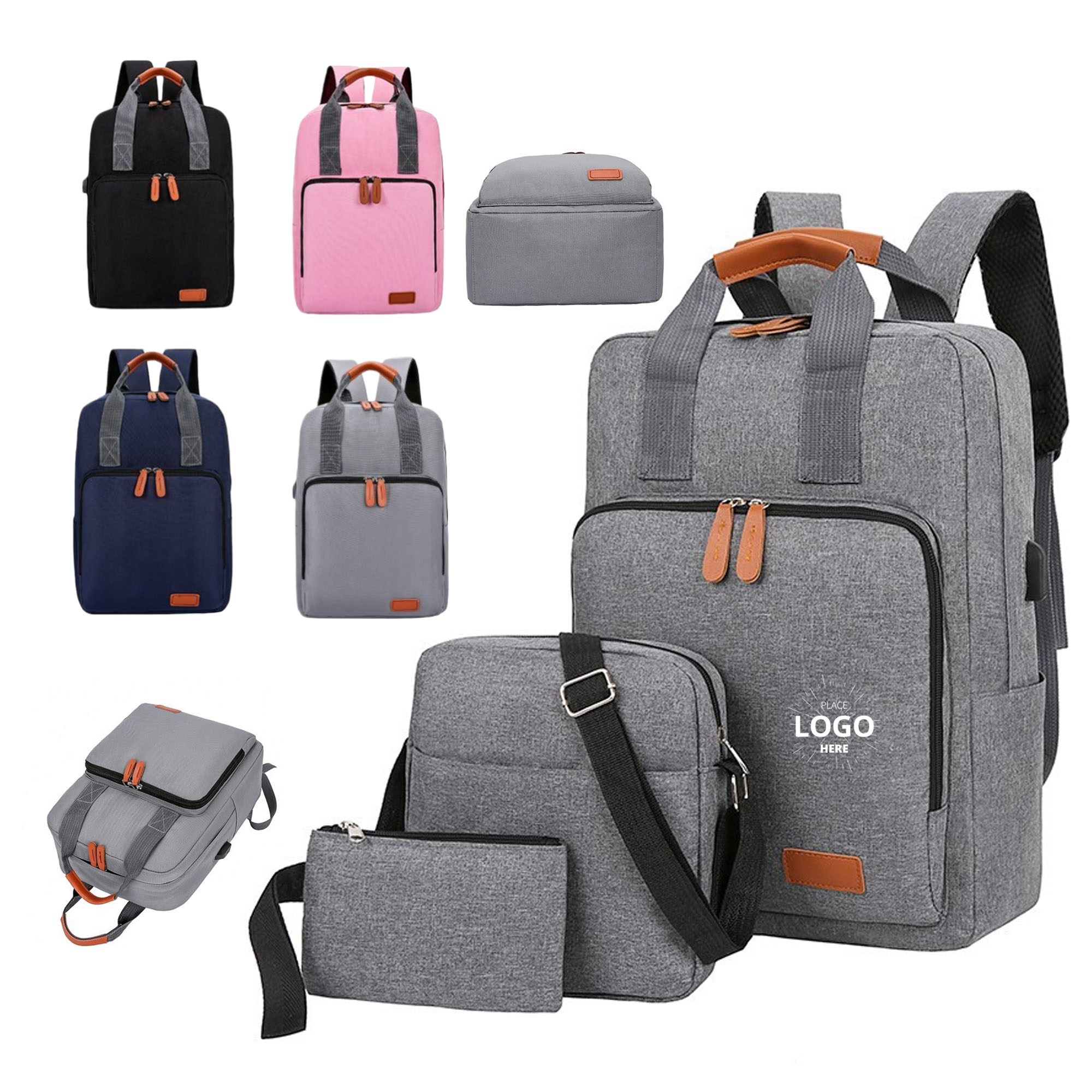 Computer Backpack Three Piece Set 2
