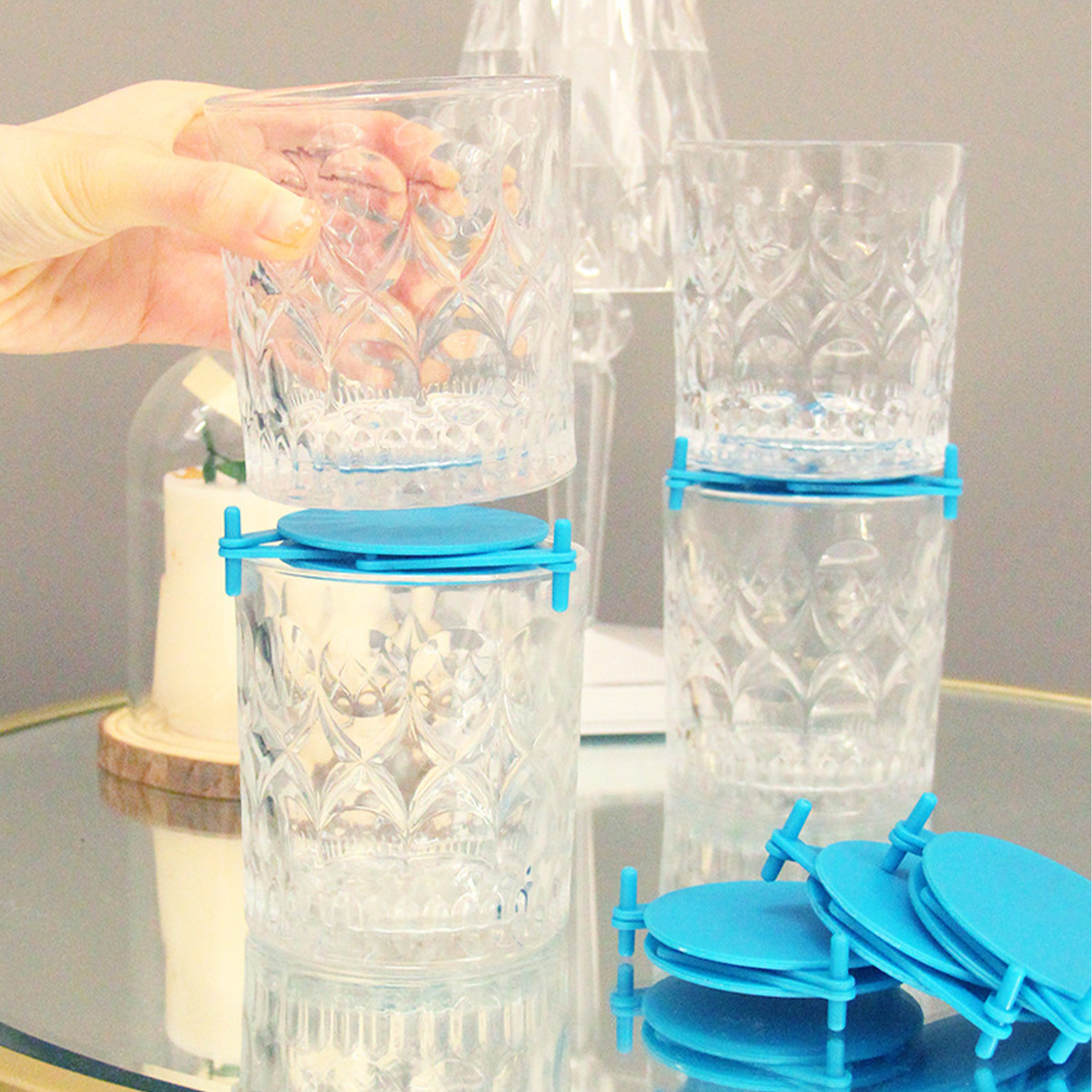 Plastic Scalable Adjustable Coaster 5