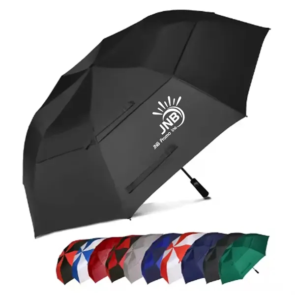 Sturdy 58" Vented Auto Open Golf Umbrella