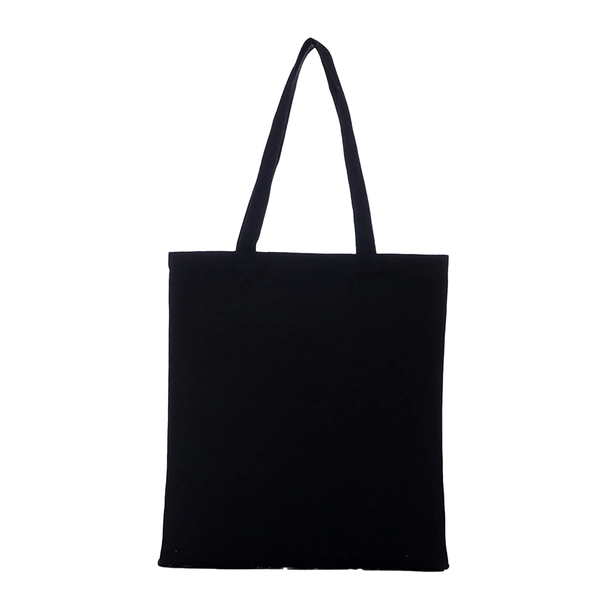 MOQ 10 Polyester Cotton Solid Color Hand-Held Canvas Bag, custom tote bag with logo imprint 15