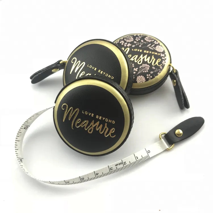 60In Pu Mini Tape Measure Vintage Style 2