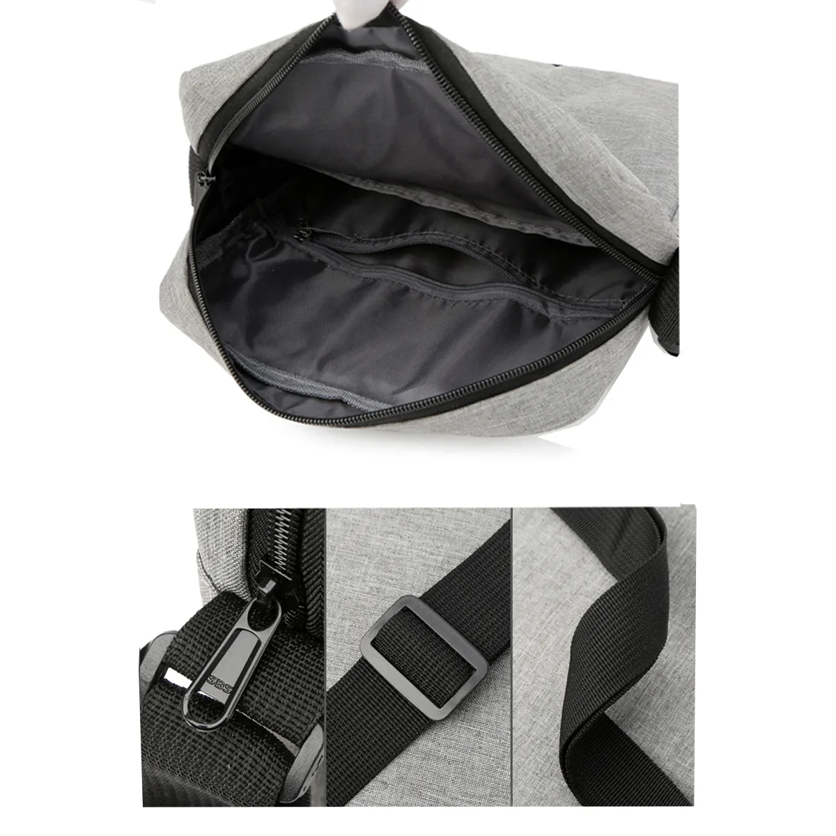 Custom Adjustable Strap Business Shoulder Crossbody Bags 4