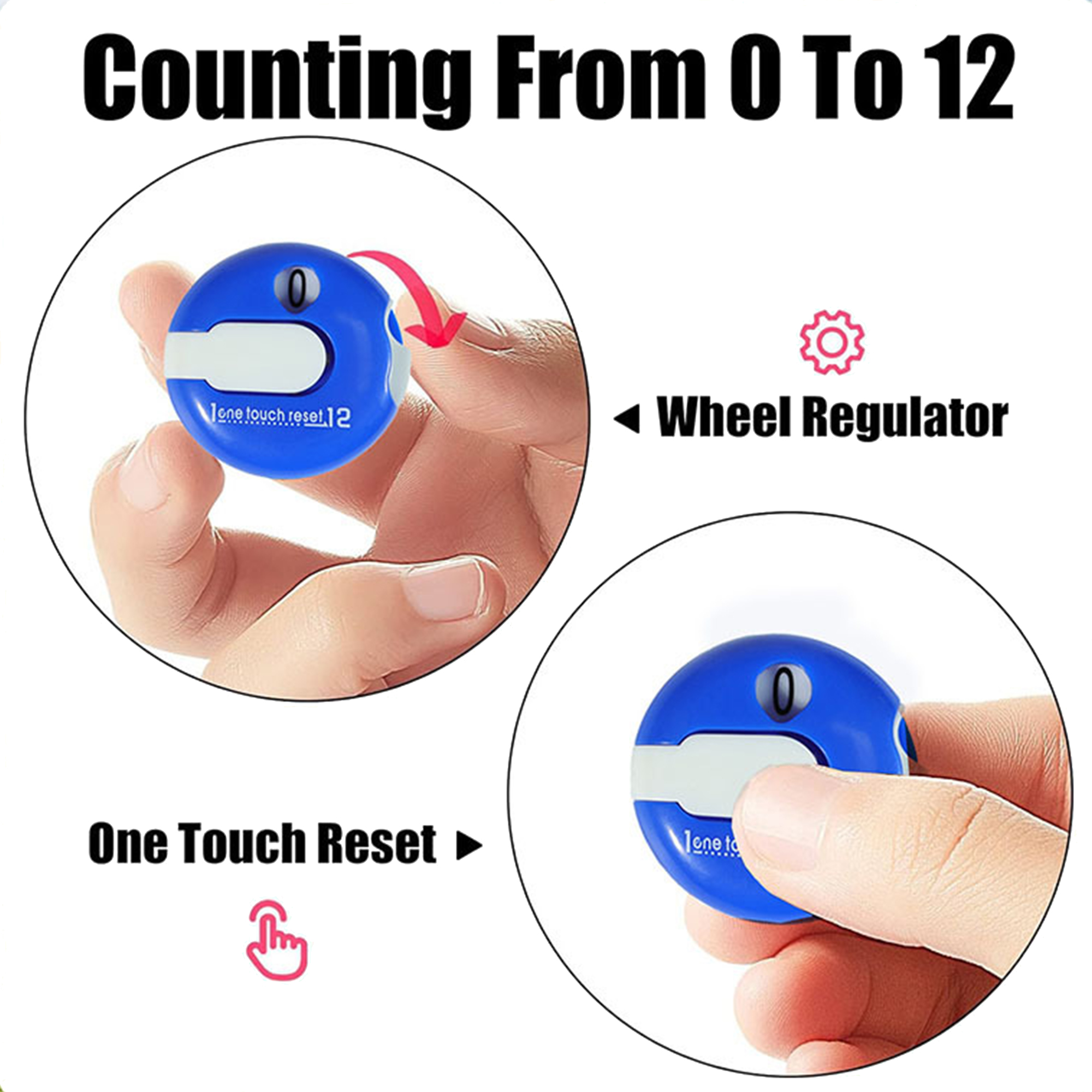 Golf Hat Clip with Ball Marker and Score Counter 4