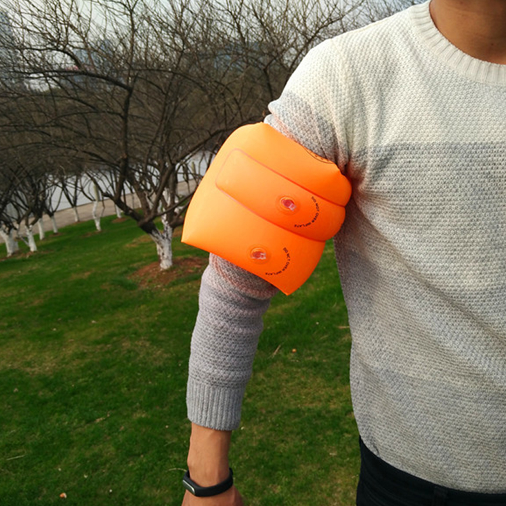 Inflatable water sleeves life ring 3