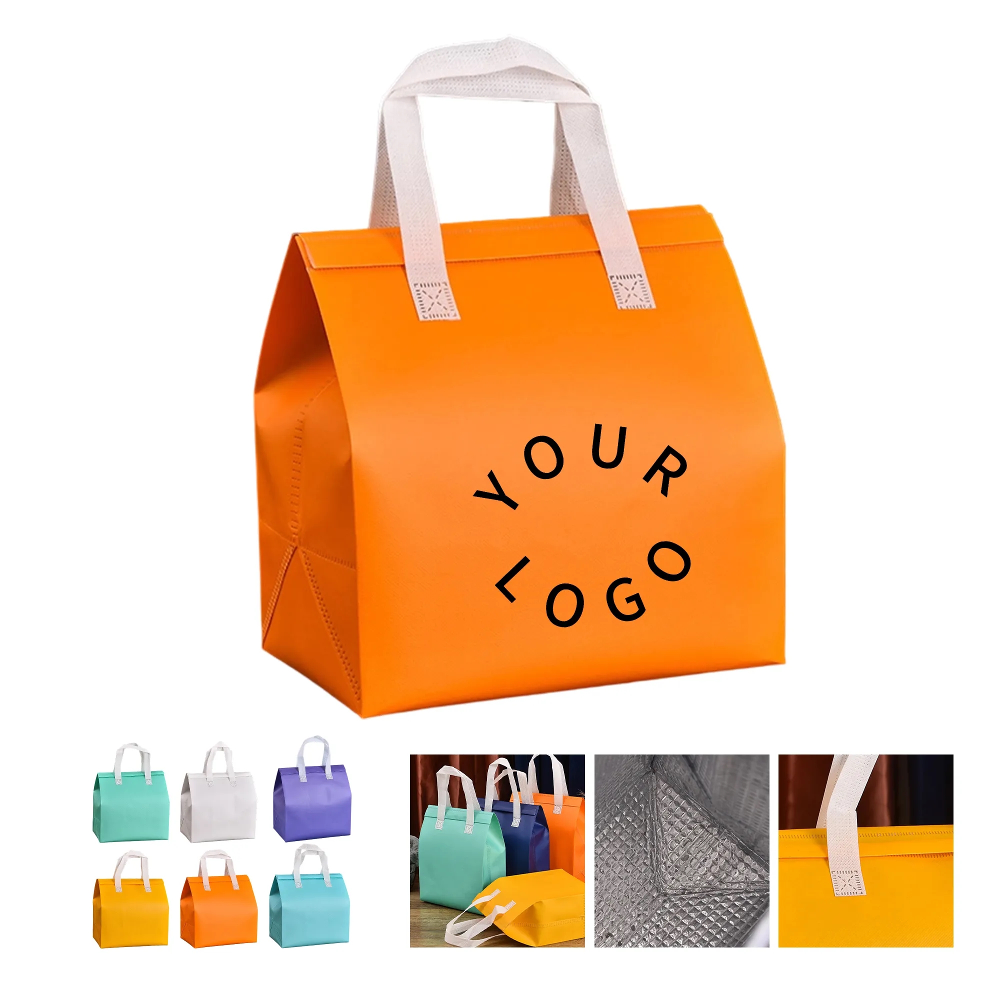 Non Woven Lunch Tote Bag with Insulation 9
