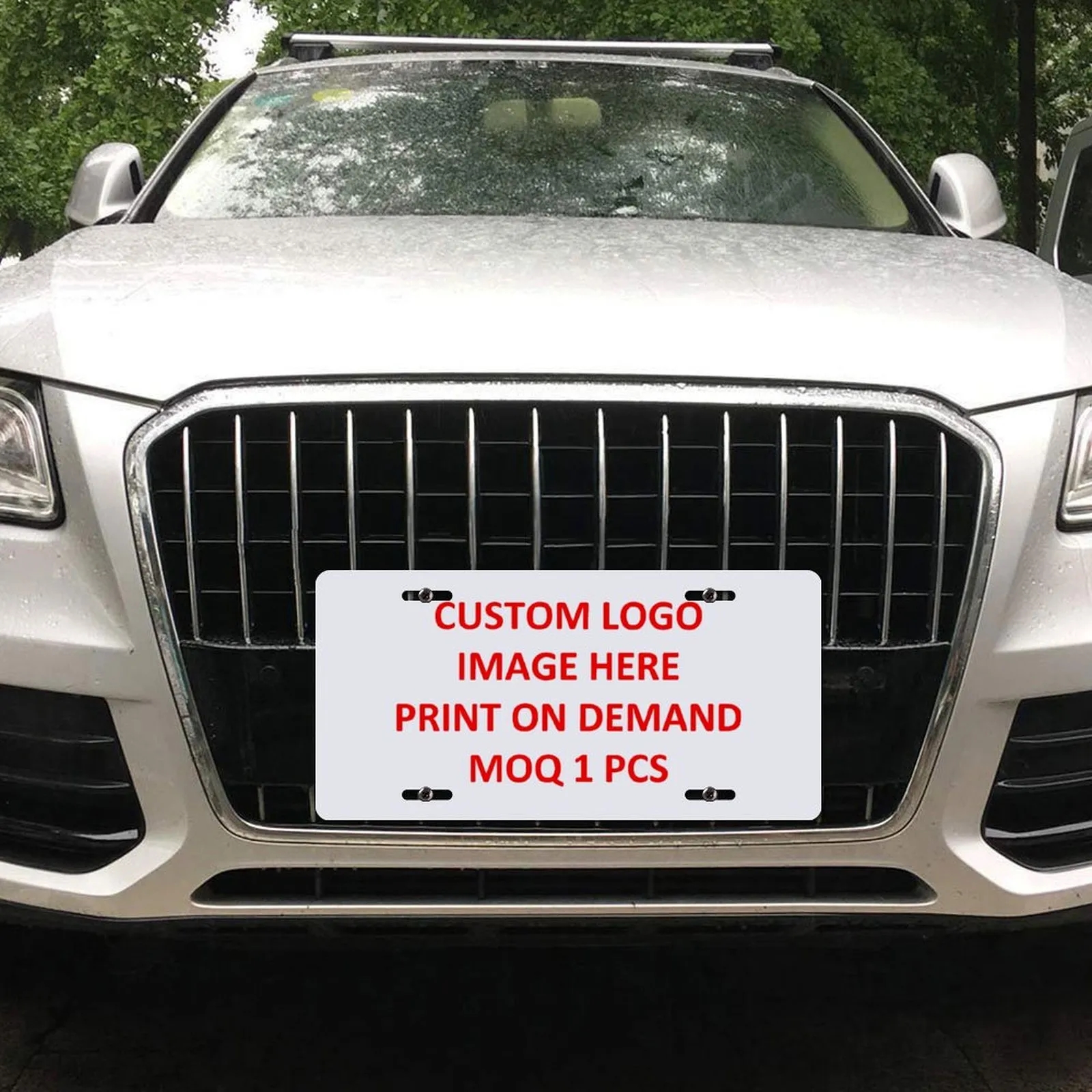 Custom Full Color Aluminum License Plate Durable Weatherproof 12x6 Inches 3