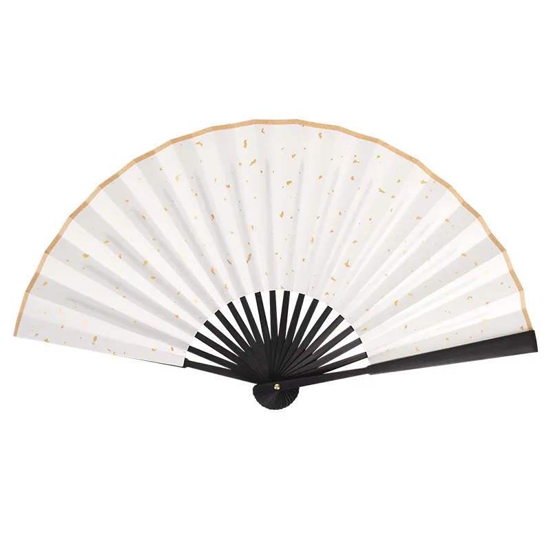 Disposable Paper Bamboo Fan 2