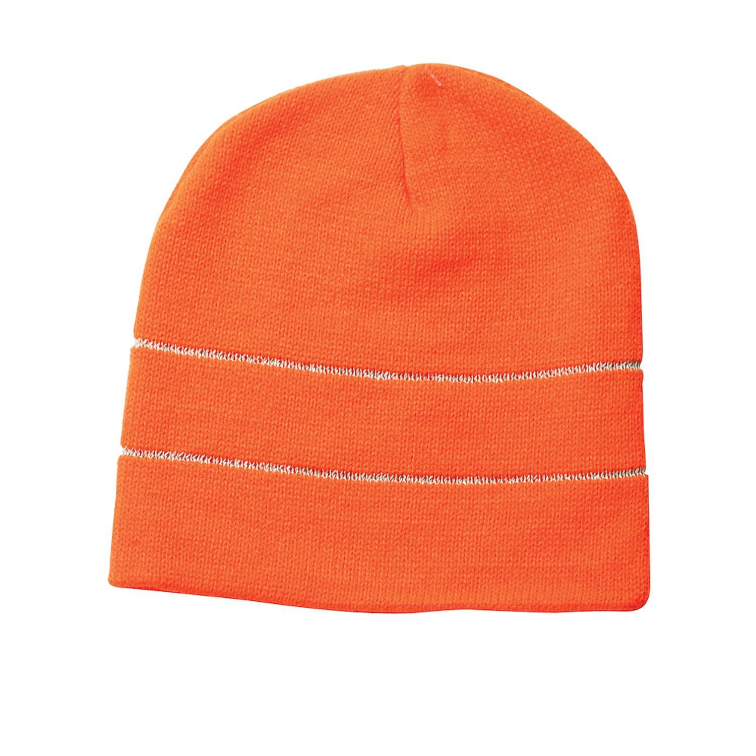 USA-Made Headwear Acrylic Safety Knit Beanie