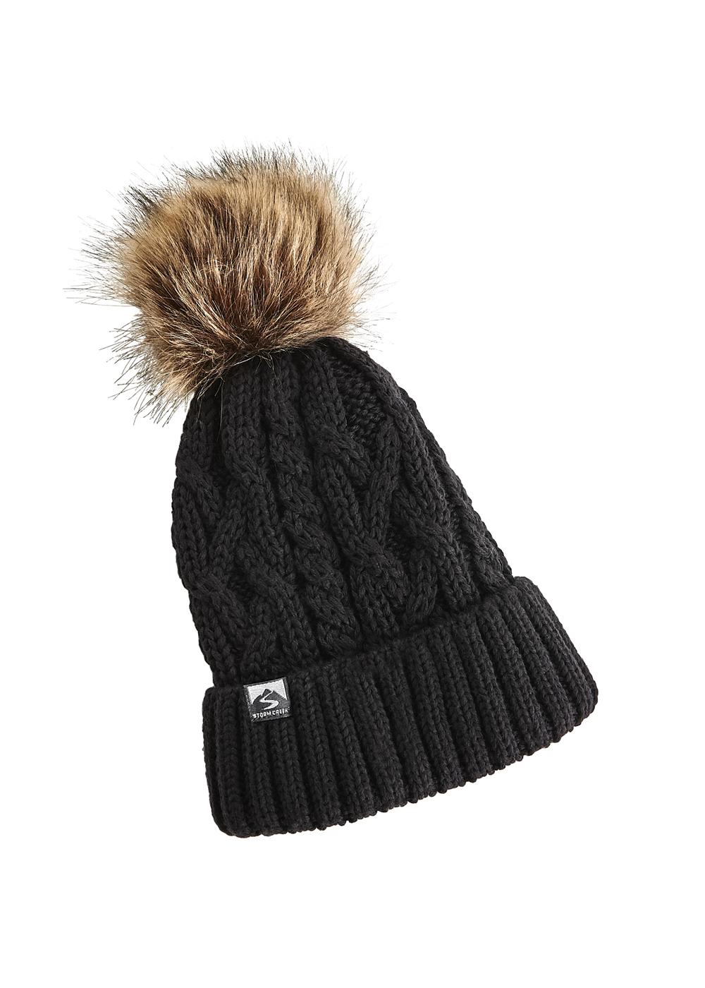 Storm Creek Women's Show Off Cable Knit Pom Hat 1